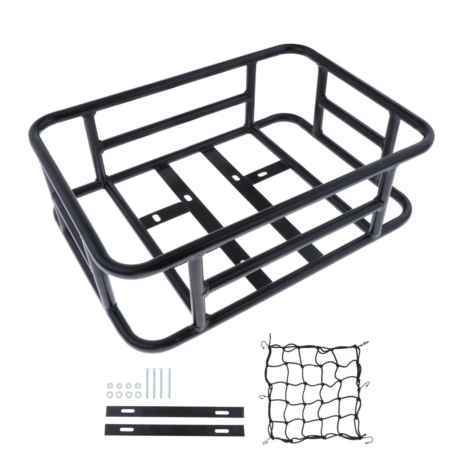 Amazon | DeeRace 自転車用後ろカゴ 自転車カーゴラック 自転車